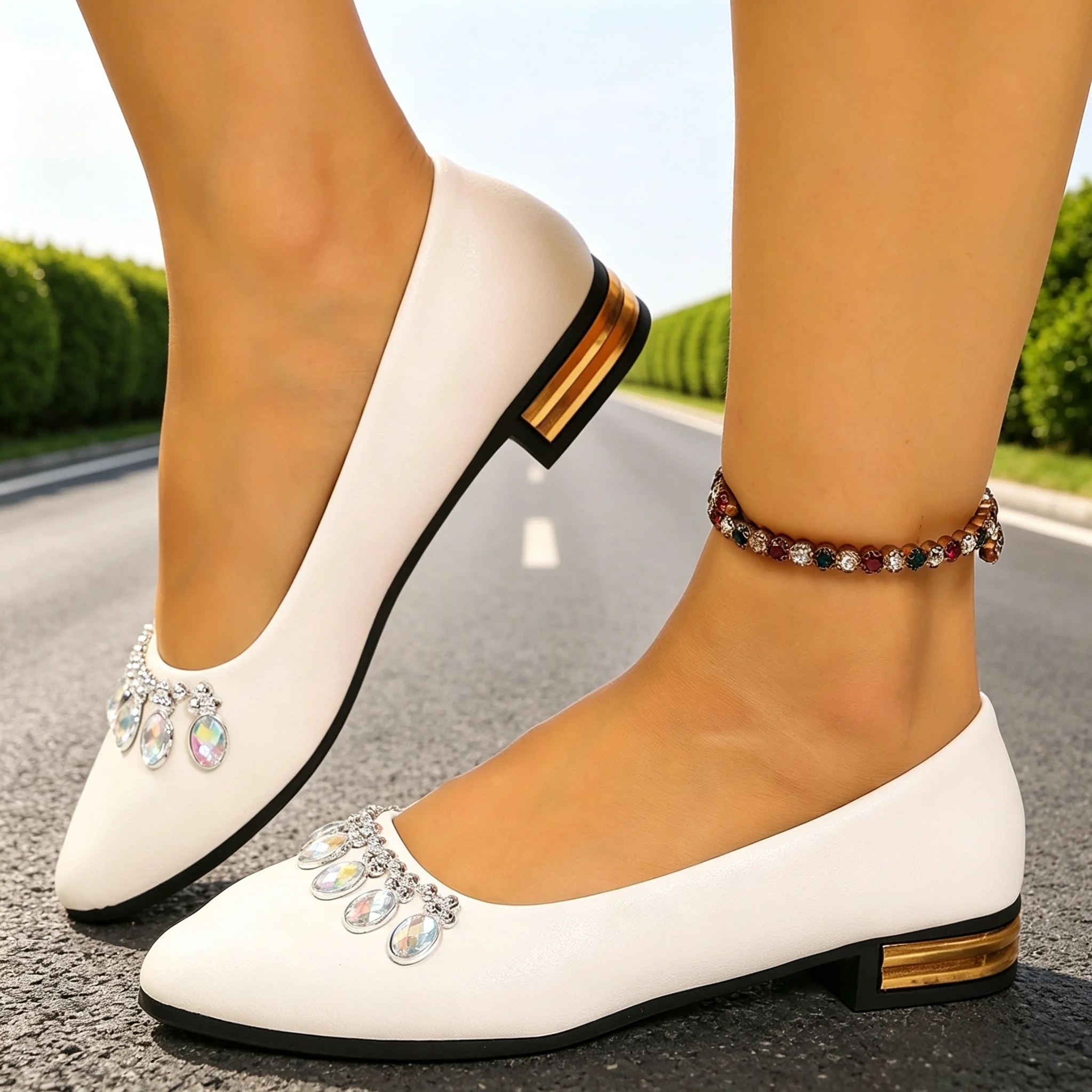Women Shoes Store - Zapatos Planos de Mujer con Punta