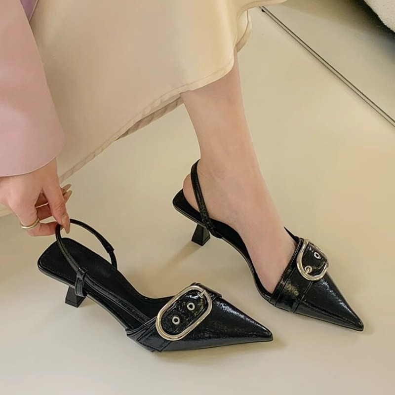 Nuevos Zapatos de Tacón Alto c - Patent Leather Pump reseña y precio