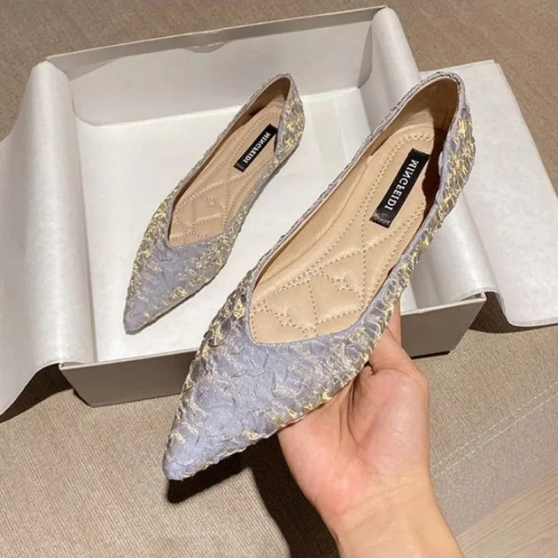 Zapatos planos de Punta puntia - Women Shoes Quick Delivery reseña y precio