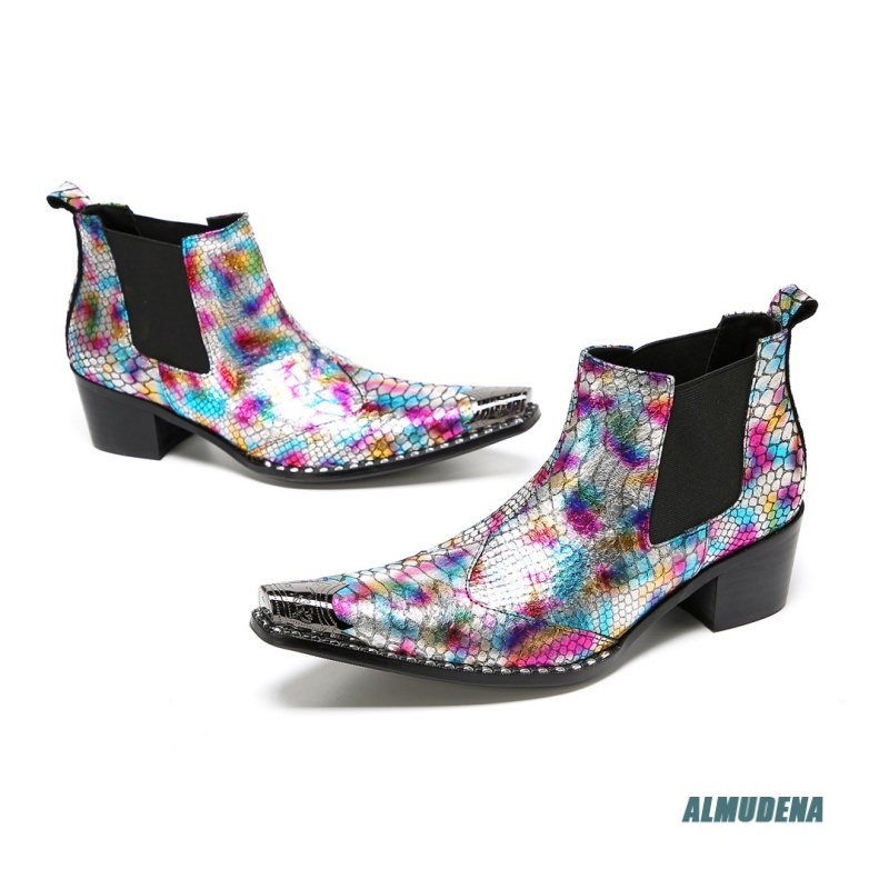 Botines Chelsea de tacón de bl - Block Heel Ankle Boots reseña y precio