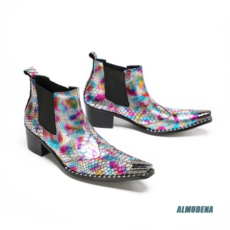 Botines Chelsea de tacón de bl - Block Heel Ankle Boots reseña y precio
