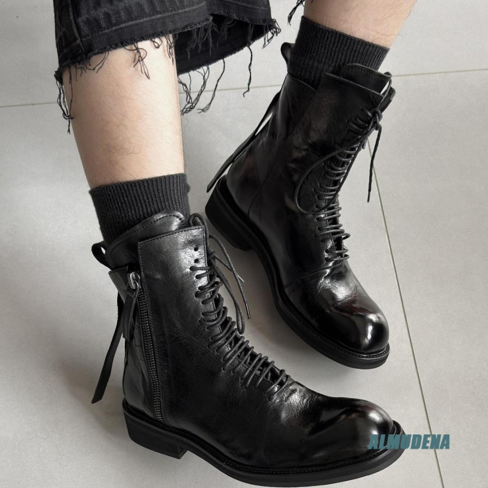 Botas de Tobillo Altas para Ho - Block Heel Ankle Boots reseña y precio