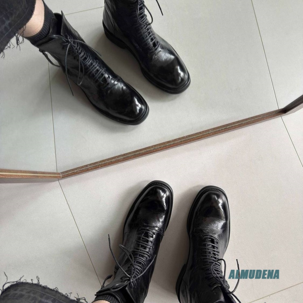 Botas de Tobillo Altas para Ho - Block Heel Ankle Boots reseña y precio