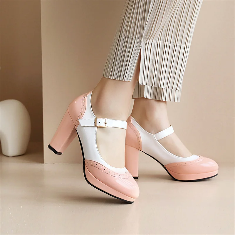 Zapatos Mary Jane de Plataform - Patent Leather Pump reseña y precio