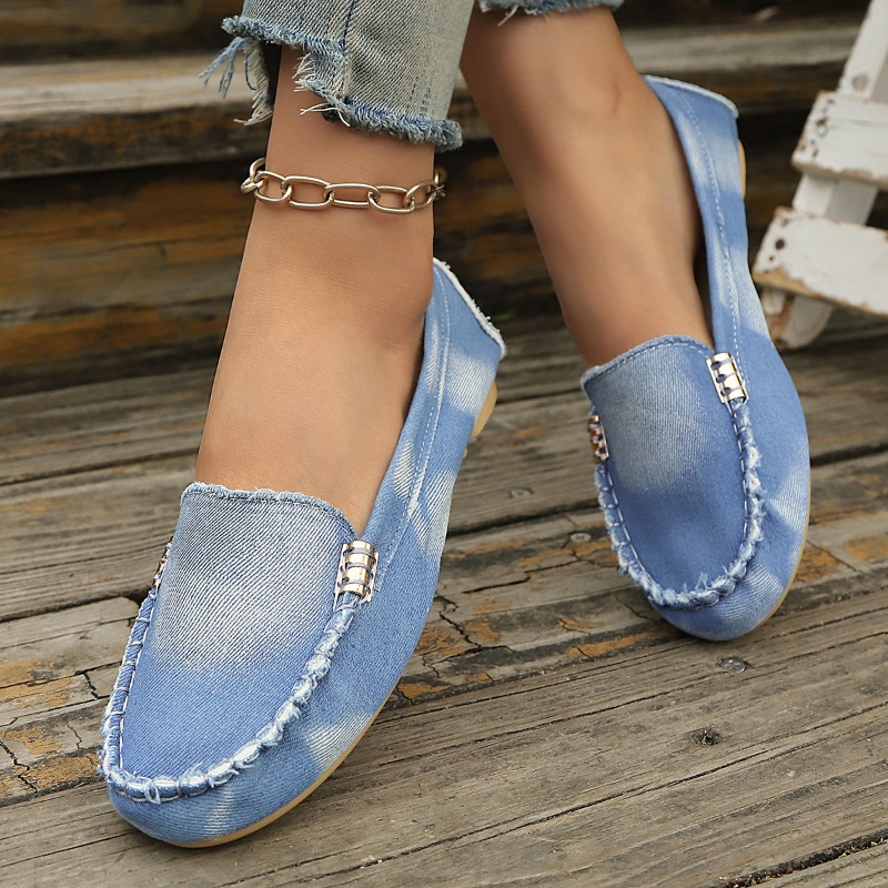 Mocasines de Mezclilla Azul Cl - Shoes Women Pumps reseña y precio