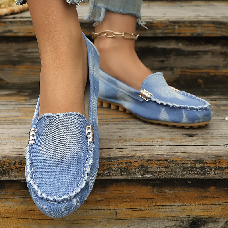 Mocasines de Mezclilla Azul Cl - Shoes Women Pumps reseña y precio