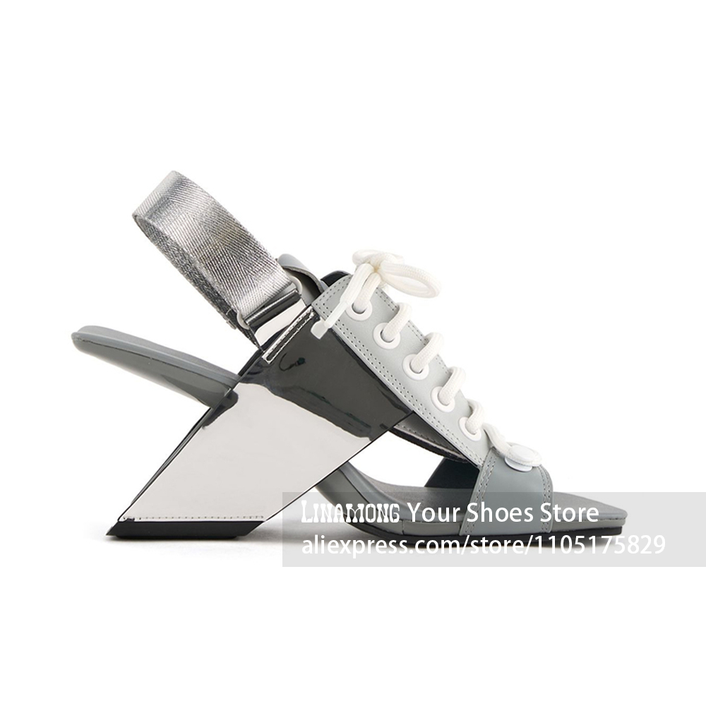 Sandalias de tacón asimétrico  - Block Heel Ankle Boots reseña y precio