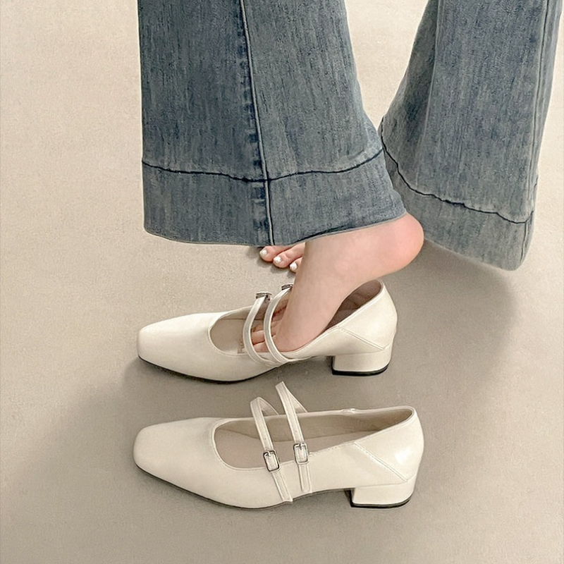 Zapatos Mary Jane plateados de - Shoes Women Pumps reseña y precio