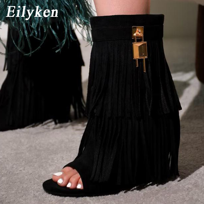 Eilyken - Sandalias de tacón a - Women Shoes Zipper reseña y precio